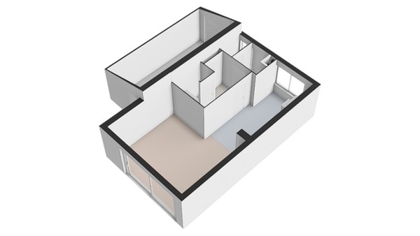 Plattegrond - Slechtvalkhof 22, 2623 PE Delft - Slechtvalkhof 22_Begane grond-3d.jpg